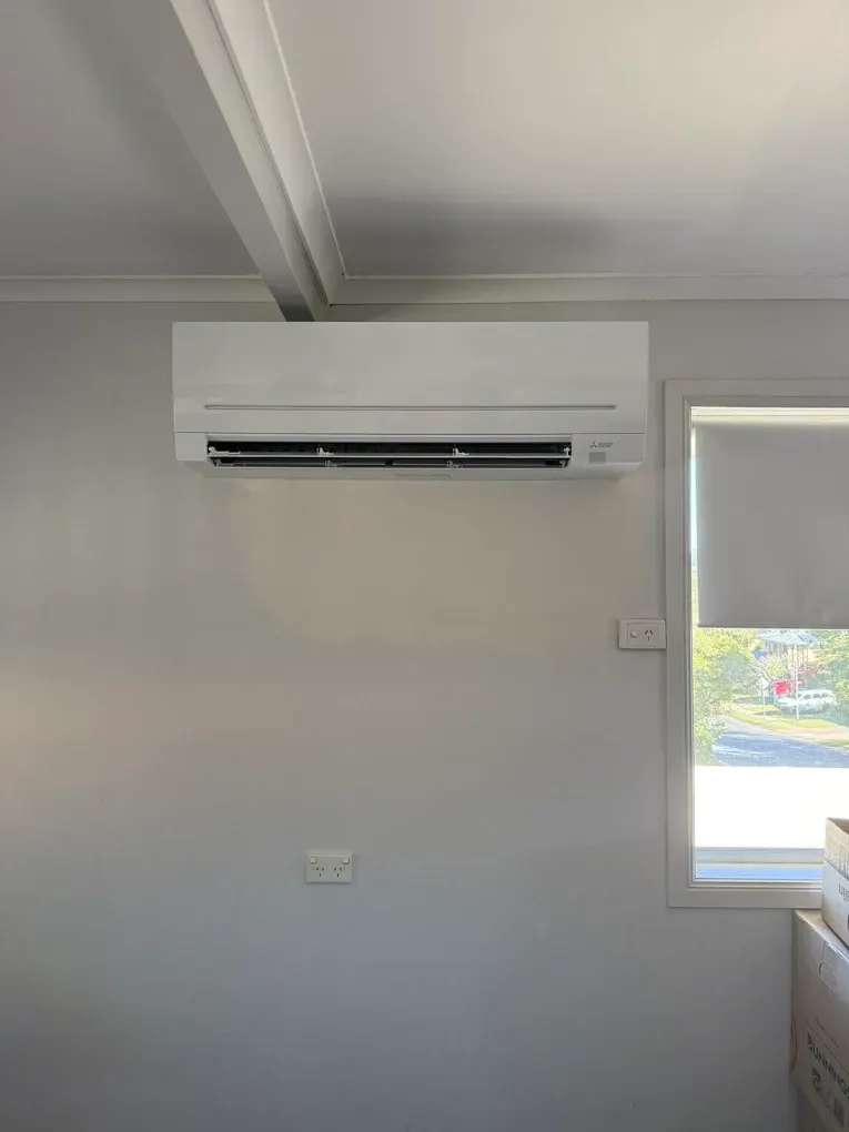 Hart Air technicians completing a residential air conditioning install