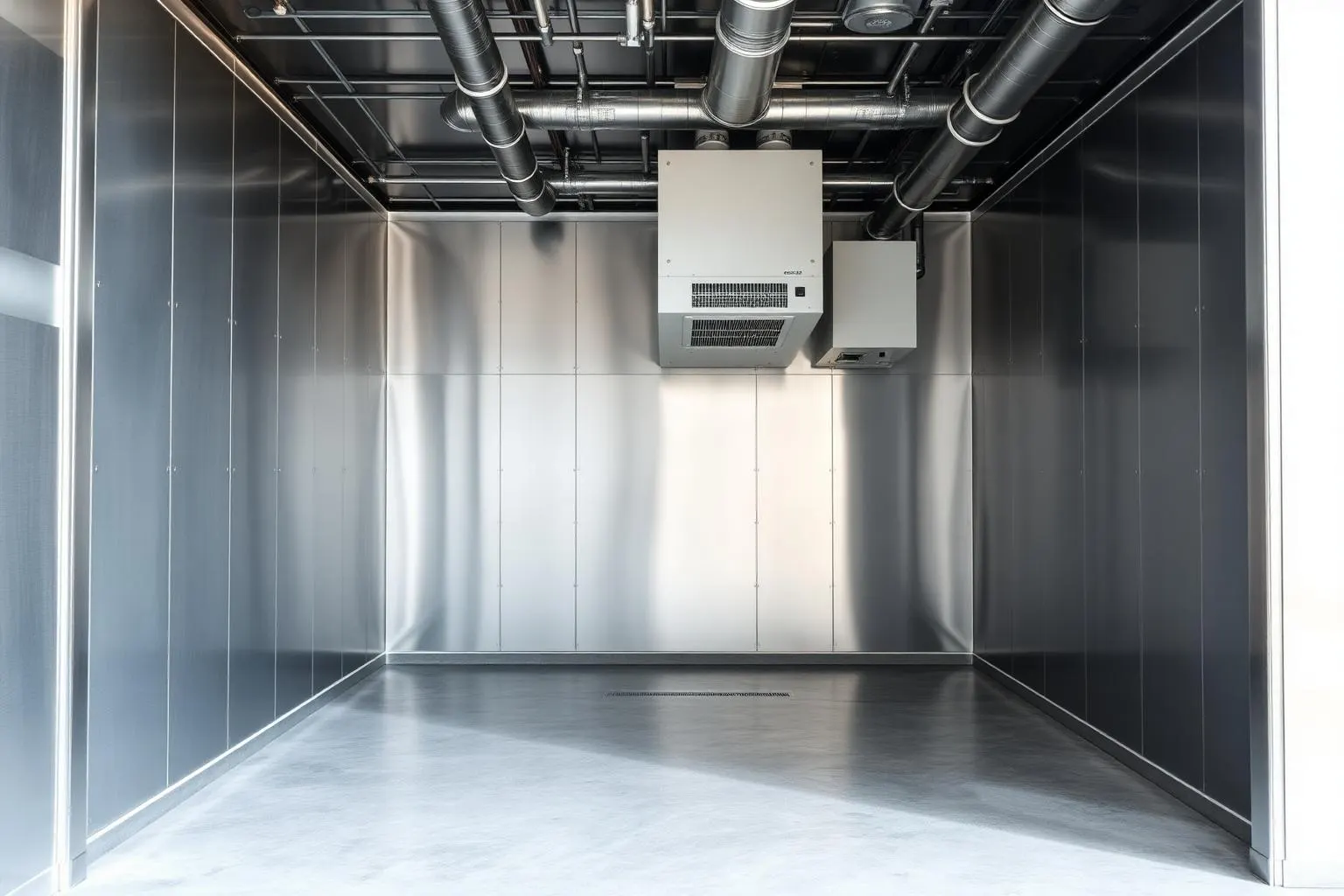 Commercial refrigeration installation