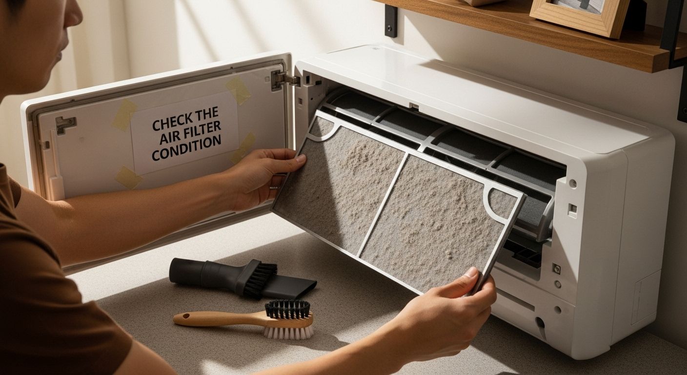 aircon filter cleaning