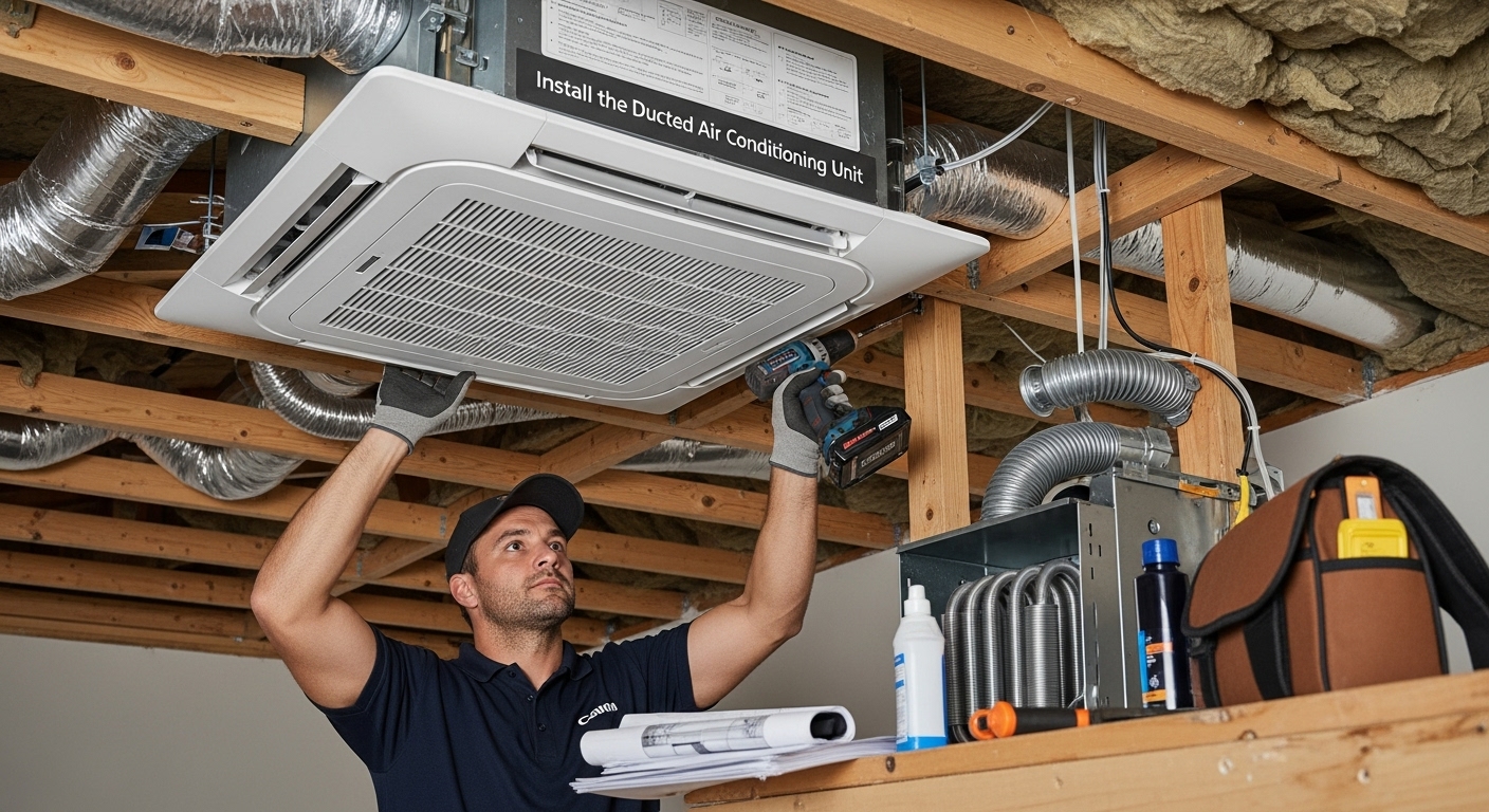 air handling unit installation