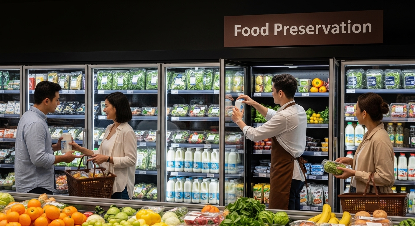 food refrigeration supermarket preservation