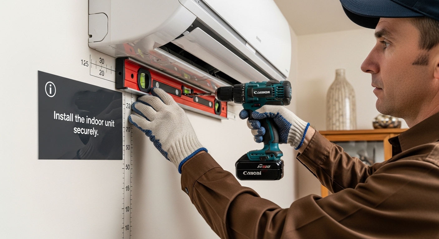 install mitsubishi ac unit